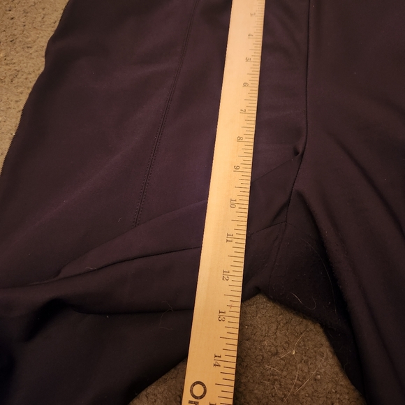 ST JOHN Women's Pants Size 12 Black Side Piping Made USA Straight Leg - Picture 8 of 9